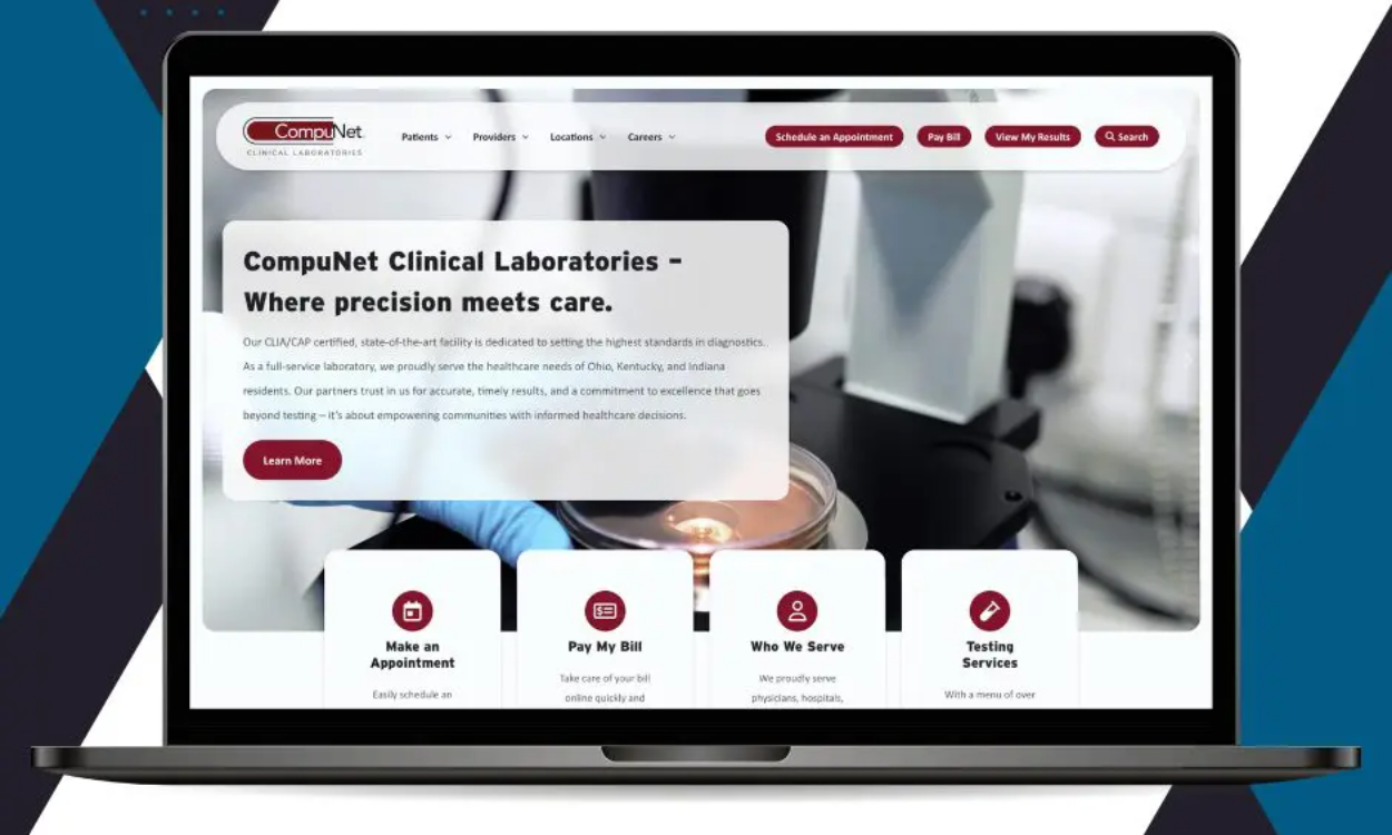 Website Redesign: CompuNet Clinical Laboratories